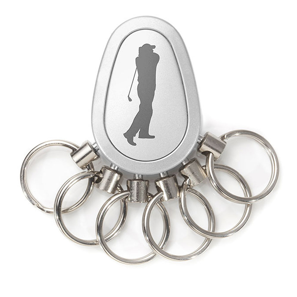 Spikey Motiv Golf 9, Chrom matt