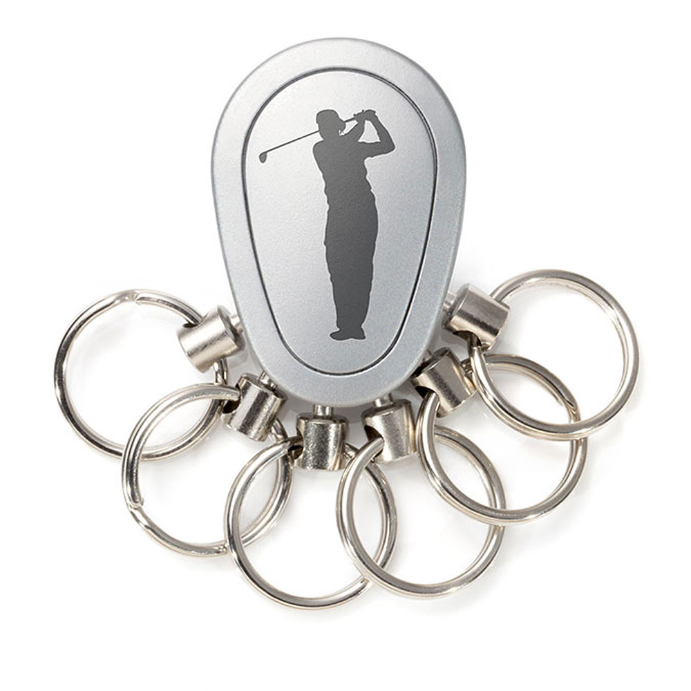 Spikey Motiv Golf 8, Chrom matt