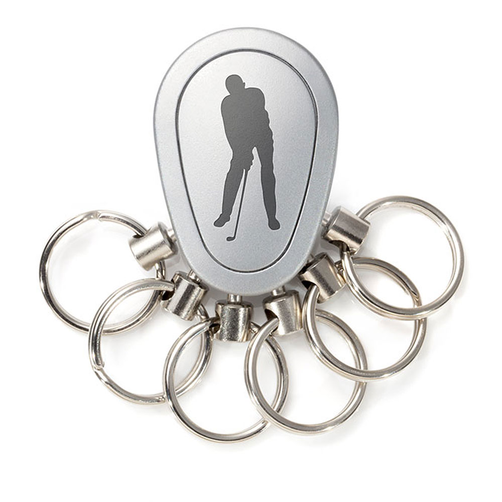 Spikey Motiv Golf 4, Chrom matt